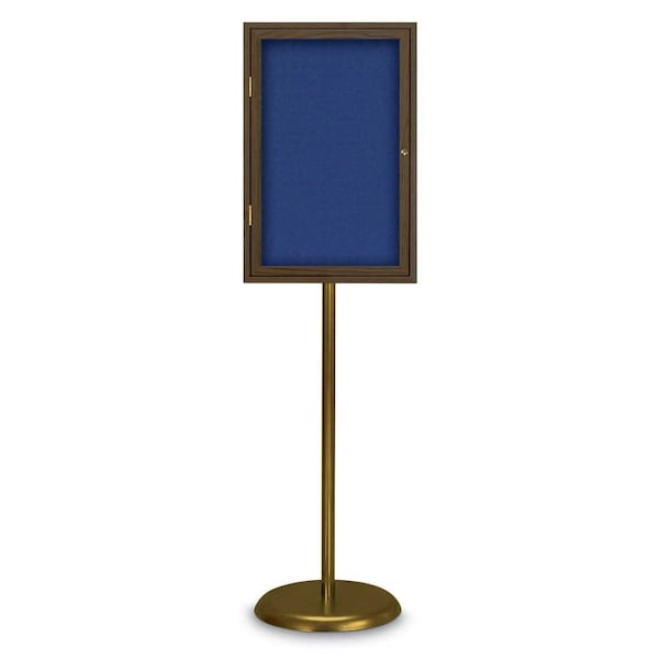 Corkboard, Triple Door, Radius Frame, 96x48", Bronze/Black